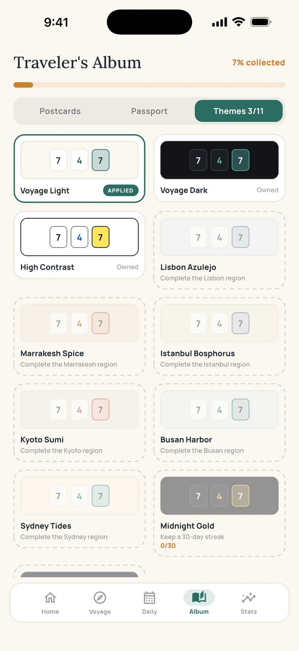 Sudoku Voyage Themes — Make it your own.