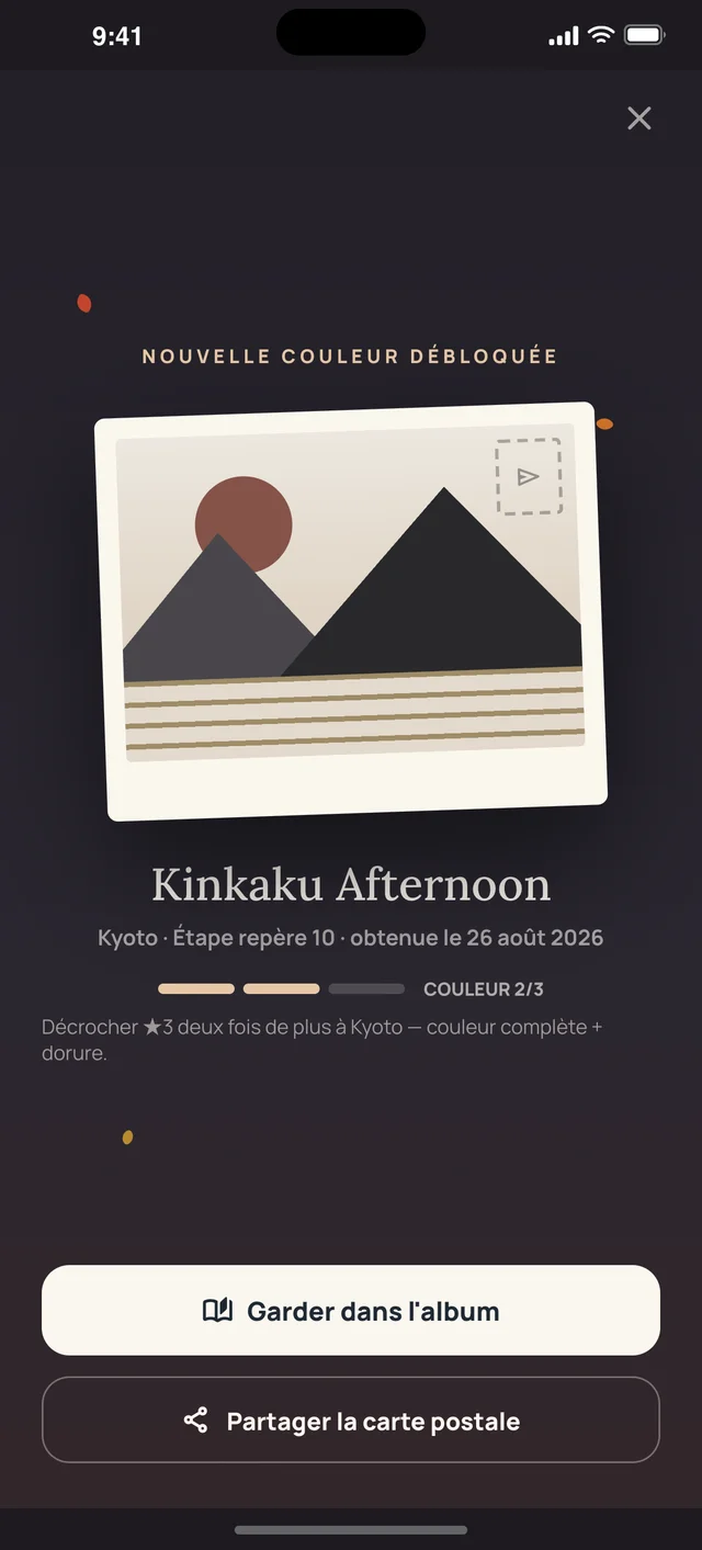 Sudoku Voyage — 07 · Carte obtenue