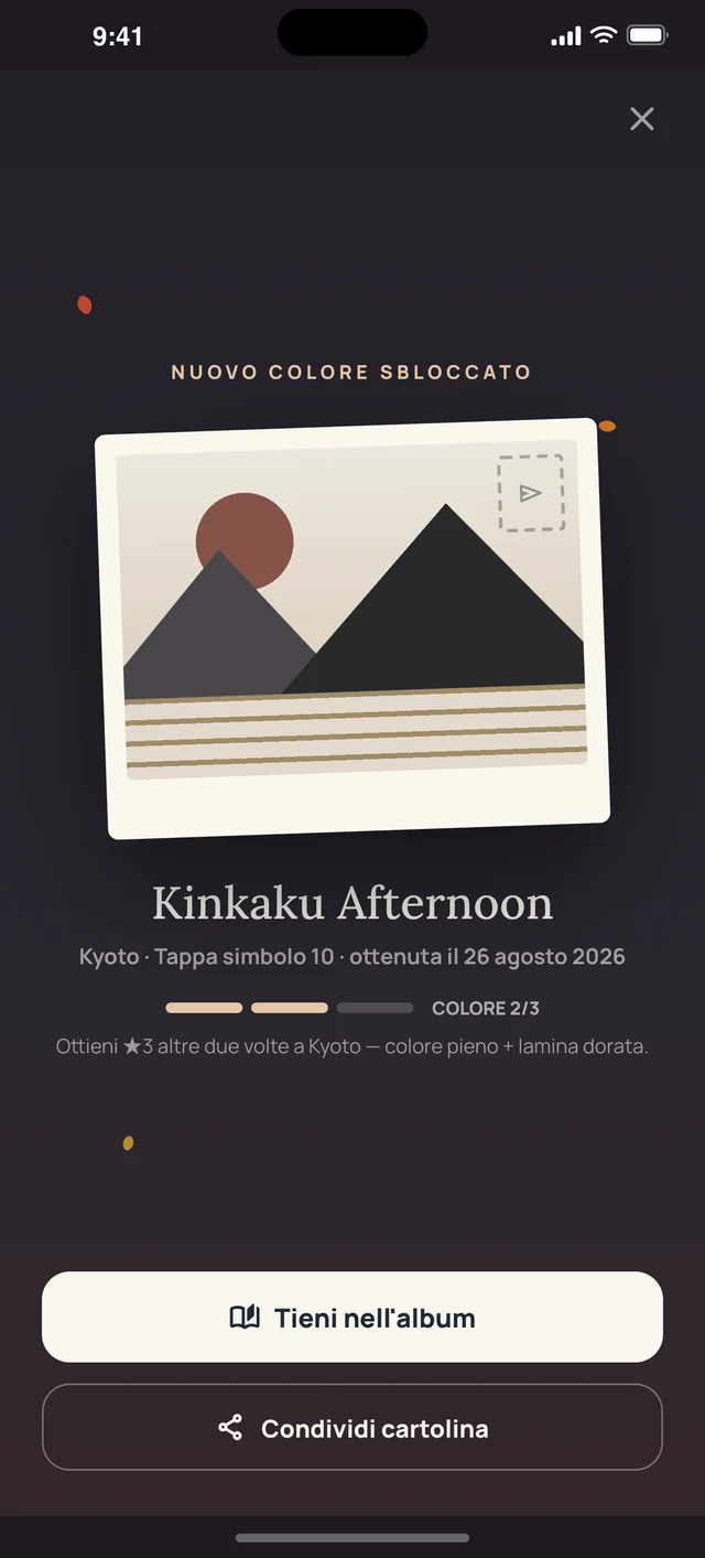 Sudoku Voyage — 07 · Cartolina ottenuta