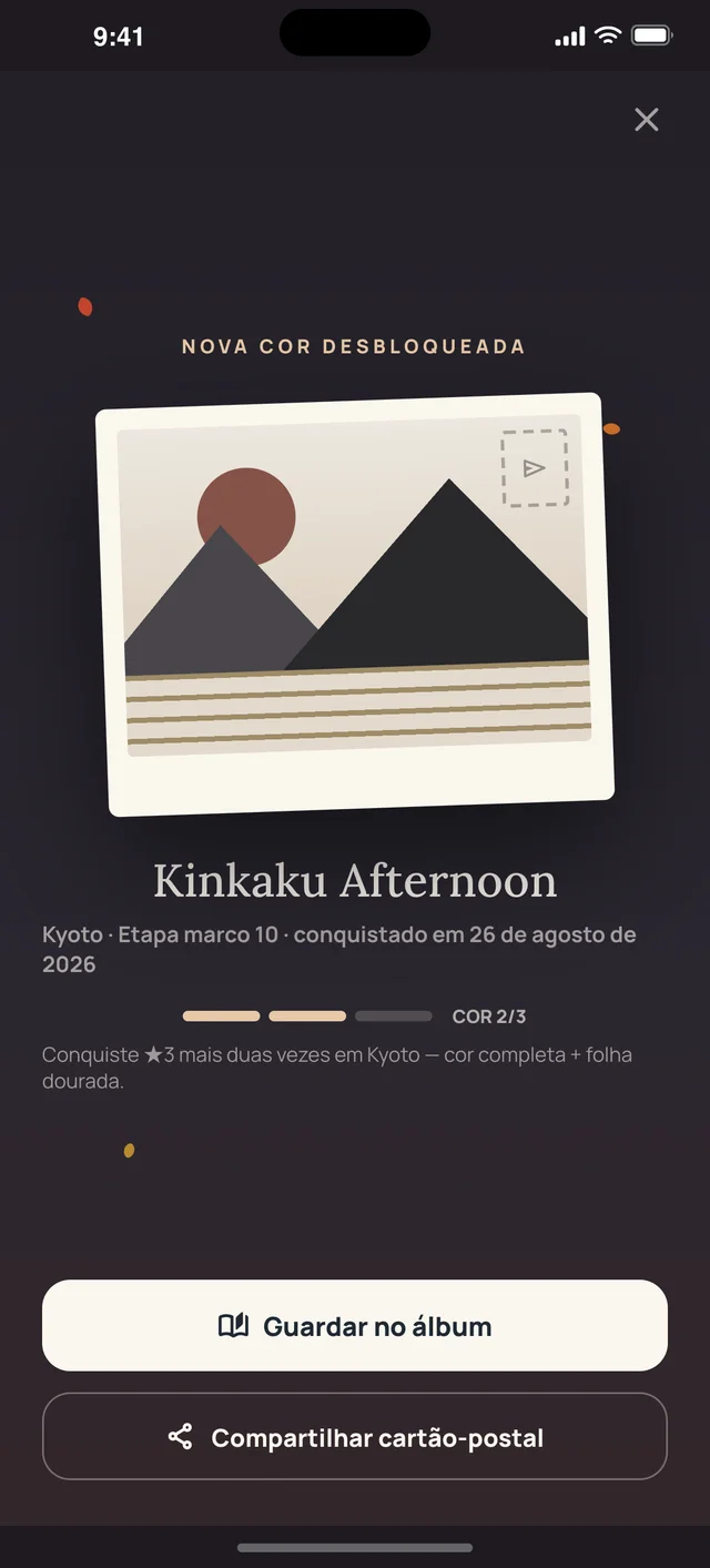 Sudoku Voyage — 07 · Cartão-postal recebido